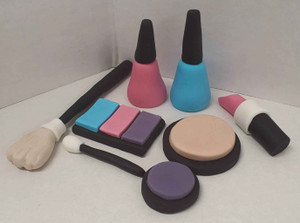 Edible Cake Kit Make Up Theme. Super Cool! Edible Cake Kit Make Up Theme. Super Cool!