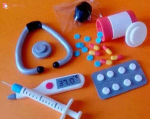 Edible Cake Kit - Doctor Theme. Cake Decorations Edible Cake Kit - Doctor Theme. Cake Decorations