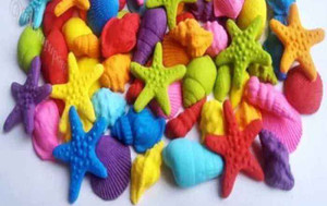 Mini Sea Theme Edible Cake Decorations. 20 Pieces Mini Sea Theme Edible Cake Decorations. 20 Pieces