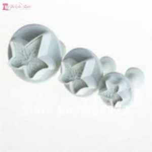 Cake Decorating Maple Leaf Plunger Cutters, Set of 3 Cake Decorating Maple Leaf Plunger Cutters, Set of 3