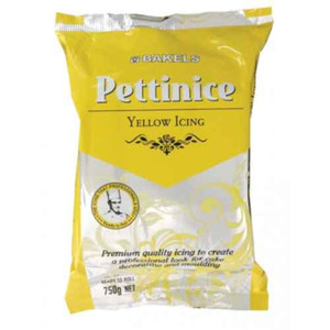 Bakels Pettinice Yellow Fondant 750gm. Ready to use Bakels Pettinice Yellow Fondant 750gm. Ready to use