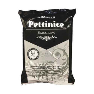 Bakels Pettinice RTR Black Fondant 750gm Bakels Pettinice RTR Black Fondant 750gm