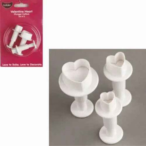 GO BAKE PLUNGER CUTTER HEART X3 GO BAKE PLUNGER CUTTER HEART X3