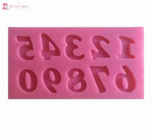 Silicone Mini Number Mould Silicone Mini Number Mould