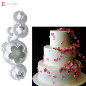 Plum Flower Plunger Cutter Set Plum Flower Plunger Cutter Set