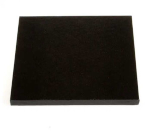 14 inch Black Square Cake Board. 6mm Thickness 14 inch Black Square Cake Board. 6mm Thickness