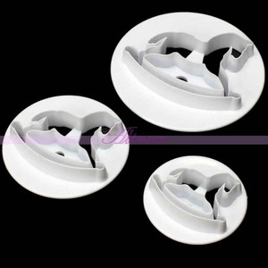 3 Piece Rocking Horse Fondant Cutters 3 Piece Rocking Horse Fondant Cutters