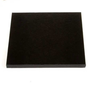 6 inch Masonite Black Square Cake Board 6 inch Masonite Black Square Cake Board