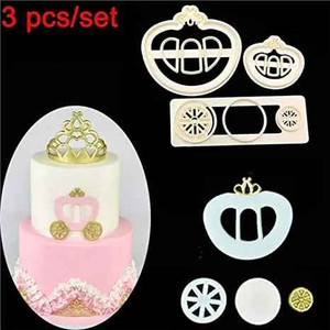 Carriage Cutter Set. 3 Piece Set. Makes 2 sizes. Carriage Cutter Set. 3 Piece Set. Makes 2 sizes.