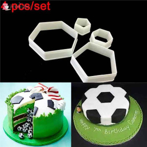 Hexagon Cutter Set 4 Piece. Cake Decorating Hexagon Cutter Set 4 Piece. Cake Decorating