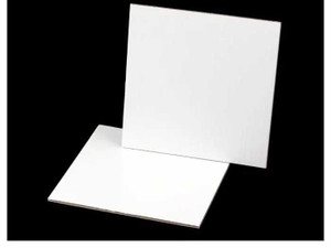 12 Inch White Square Cake Board. 6mm thickness 12 Inch White Square Cake Board. 6mm thickness