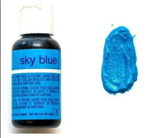 Chefmaster Liqua-Gel Sky Blue Food Colouring 20gm Chefmaster Liqua-Gel Sky Blue Food Colouring 20gm