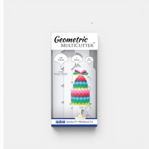 PME Geometric MultiCutter Fish Scale cutter for creating mermaid scales, fish scales and textured fondant cake decorations.