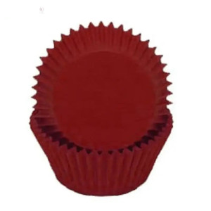 Deep Red Baking Cups. Approx 30 Pieces Per Pack