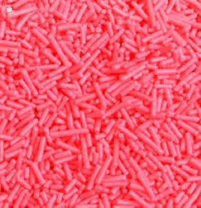 Pink Sprinkle Hail/ Jimmies 30gm Pink Sprinkle Hail/ Jimmies 30gm