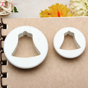 Bell Fondant Cutters 2 Piece Set Bell Fondant Cutters 2 Piece Set