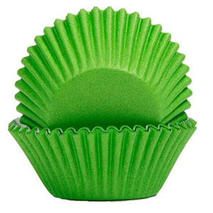 Bright Green Baking Cups x25. Premium Greaseproof Bright Green Baking Cups x25. Premium Greaseproof