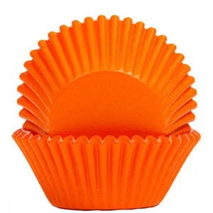 Bright Orange Baking Cups x25. Premium Greaseproof Bright Orange Baking Cups x25. Premium Greaseproof