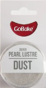 GoBake Pearl Lustre Dust - Silver - 2gm GoBake Pearl Lustre Dust - Silver - 2gm