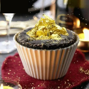 24k Edible Gold Leaf. 5 Sheets 24k Edible Gold Leaf. 5 Sheets