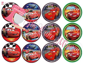 Disney Cars Cupcake Toppers x12 Disney Cars Cupcake Toppers x12