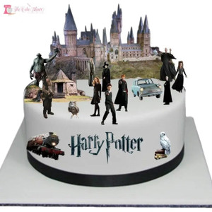 Harry Potter Scene Edible Premium Image Harry Potter Scene Edible Premium Image
