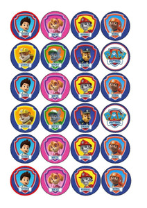 Paw Patrol Cupcake Toppers x12 Paw Patrol Cupcake Toppers x12