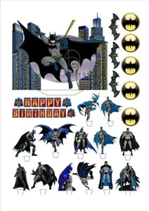Batman Edible Premium Cake Topper Batman Edible Premium Cake Topper