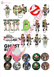 Ghostbusters Edible Premium Wafer Paper Cake Topper Ghostbusters Edible Premium Wafer Paper Cake Topper