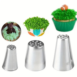 Grass Piping Nozzle Set. 3 Sizes of nozzle Grass Piping Nozzle Set. 3 Sizes of nozzle
