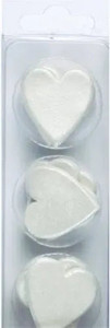 Go Bake White Heart Edible Decorations x12 Go Bake White Heart Edible Decorations x12