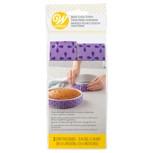 Wilton Bake Even Strips - 2 Pack, Perfectly level cakes Wilton Bake Even Strips - 2 Pack, Perfectly level cakes