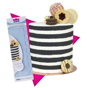 PME Stripes Patterned Tall Buttercream Scraper PME Stripes Patterned Tall Buttercream Scraper