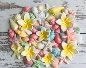 Tropical Beach Theme Assortment Cake Decorations Tropical Beach Theme Assortment Cake Decorations