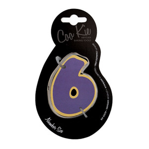 Coo Kie Number 6 Cookie Cutter Coo Kie Number 6 Cookie Cutter