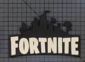 Handmade Fortnite Logo Edible Cake Decoration Handmade Fortnite Logo Edible Cake Decoration