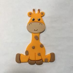 Handmade Baby Giraffe Edible Decoration Handmade Baby Giraffe Edible Decoration
