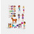 Lego Friends stand-up wafer paper edible image decorations featuring colourful characters for birthday cakes and cupcakes.