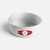 Fat Daddio's ProSeries 8 x 3 inch round cake tin made from silver anodised aluminium, featuring straight sides and a deep baking design for celebration cakes.