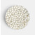 White sugar ball sprinkles for cake decorating, cupcakes, cookies and dessert decorations.