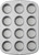 Wilton Recipe Right 12 Cup non-stick standard size Muffin Pan without cover