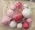 Pink & White Decorative Balls Cake Decorations