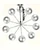 Silver ball cake decorations wired mix metallic finish non edible