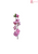 Artificial cherry blossom stem cake decoration with delicate flowers