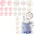Transparent plastic ball cake decorations set of 10 clear balls