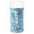 Go Bake Blue Jeans Sprinkle Medley featuring blue and white sprinkle pearls in assorted sizes for cake decorating.