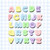 Cute as a Button Alphabet Silicone Mould
