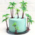 Cool Plastic Palm Tree Cake Decorations x2