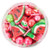 Watermelon Sugar High sprinkle medley with watermelon slices and pink green sugar pearls