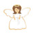 Mini Angel Cookie Cutter by Coo Kie Artisan Baking Tools - The Cake Mixer